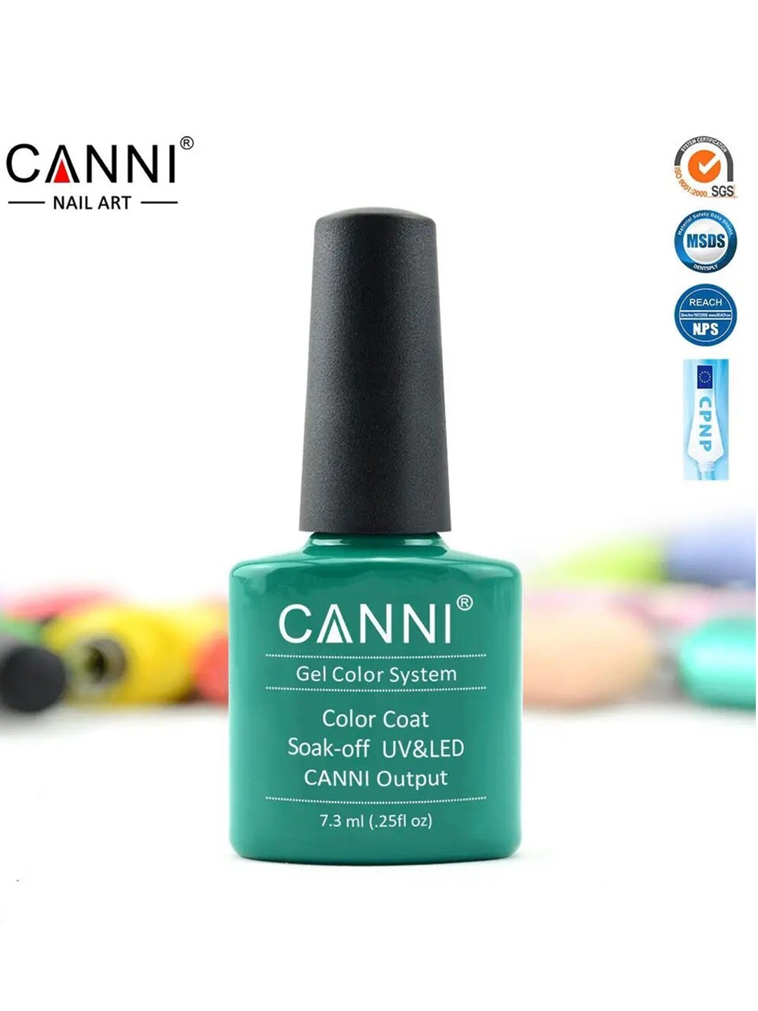 

CANNI LED & UV Nail Gel Polish - Shade 076, Green