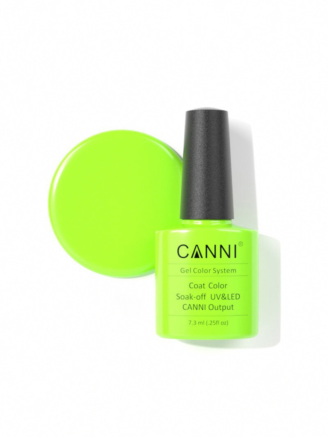

CANNI LED & UV Nail Gel Polish - Shade 002, Fluorescent green