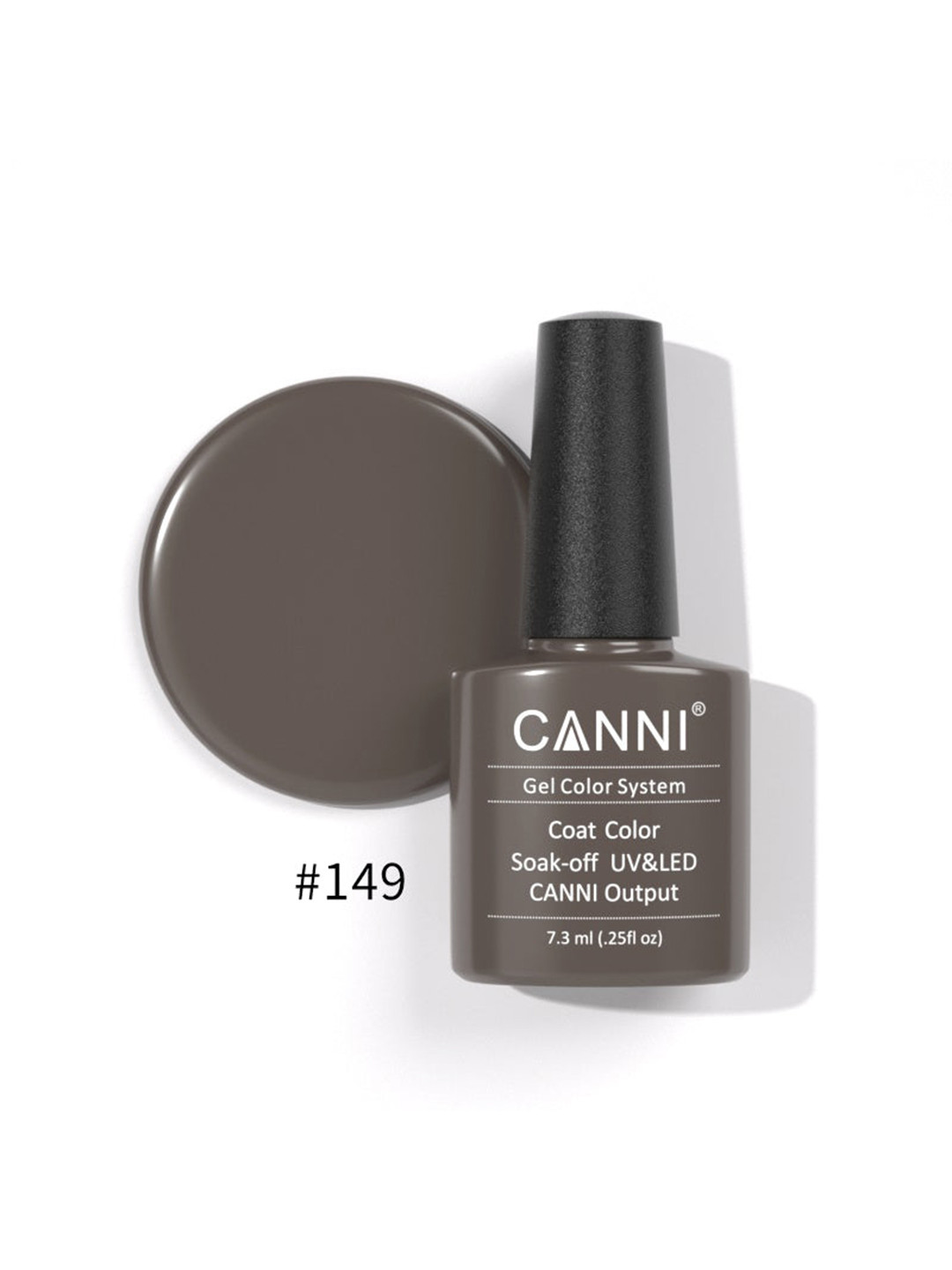 

CANNI LED & UV Nail Gel Polish - Shade 149, Grey