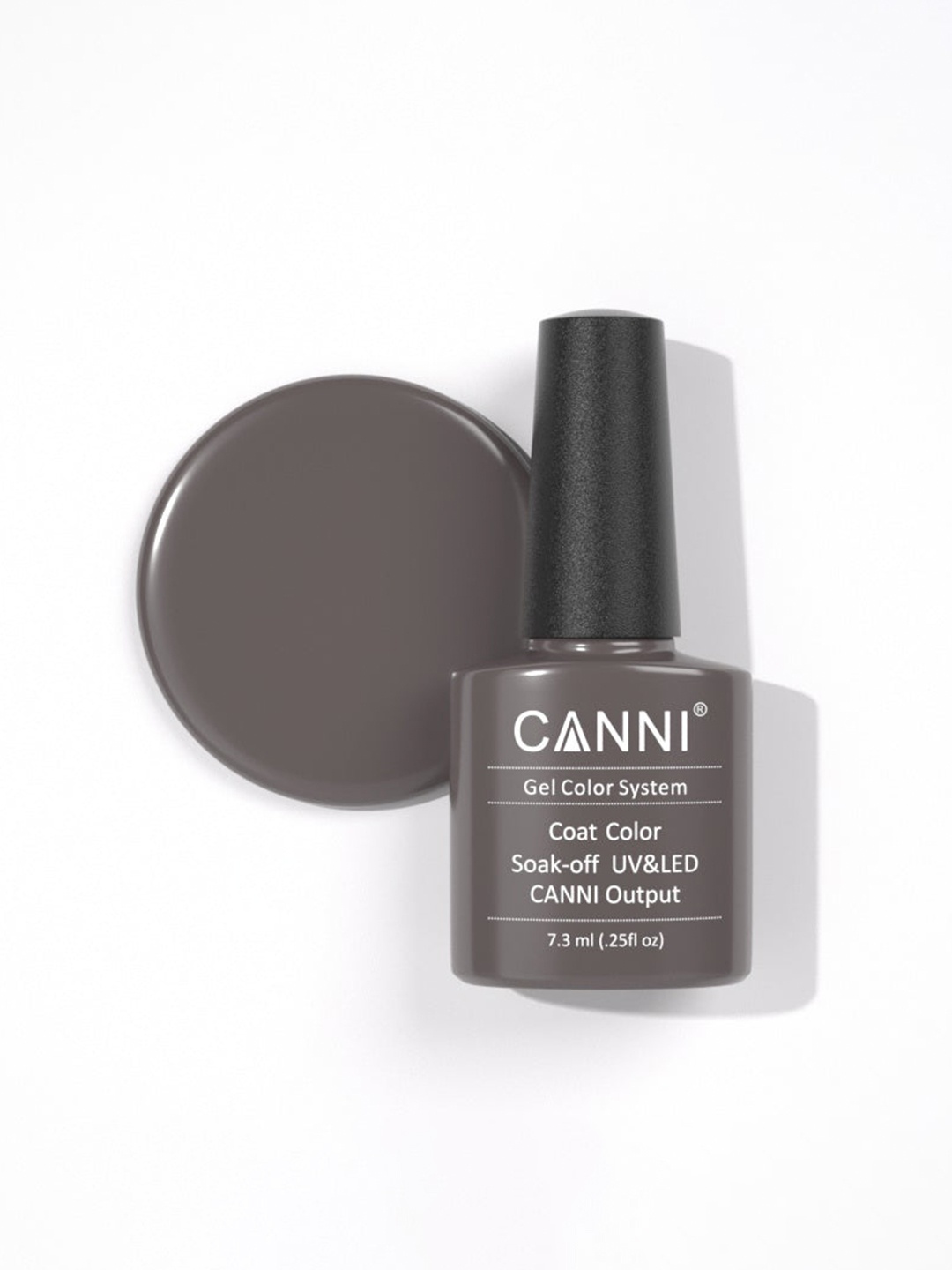 

CANNI LED & UV Nail Gel Polish - Shade 128, Grey