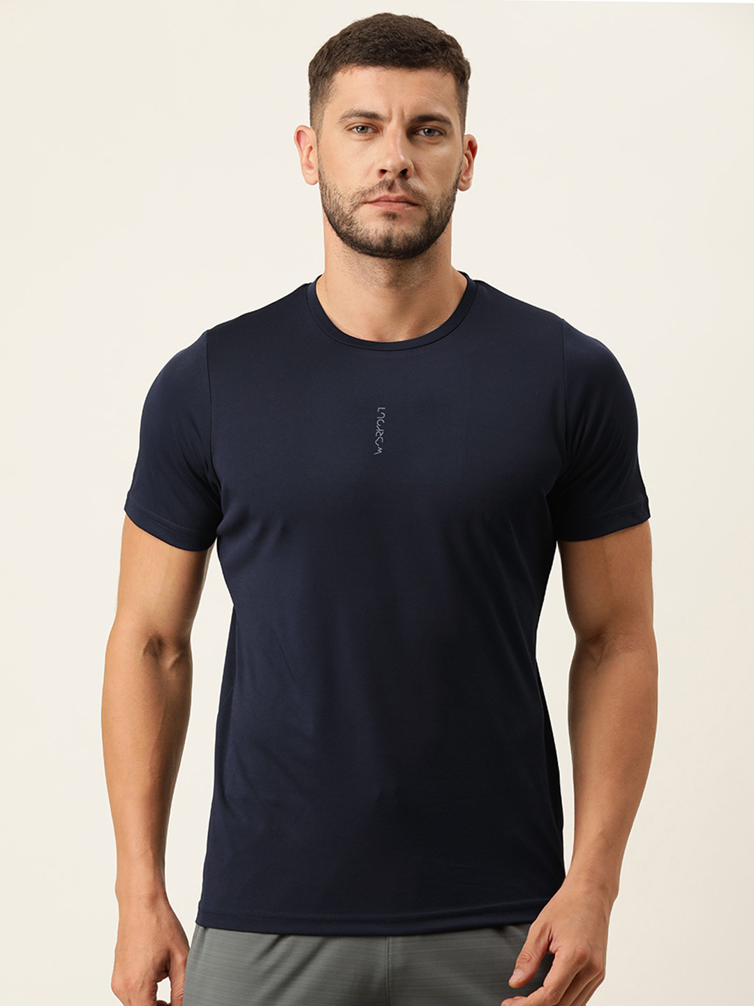 

Sweet Dreams Men Navy Blue Round Neck Lounge Tshirts