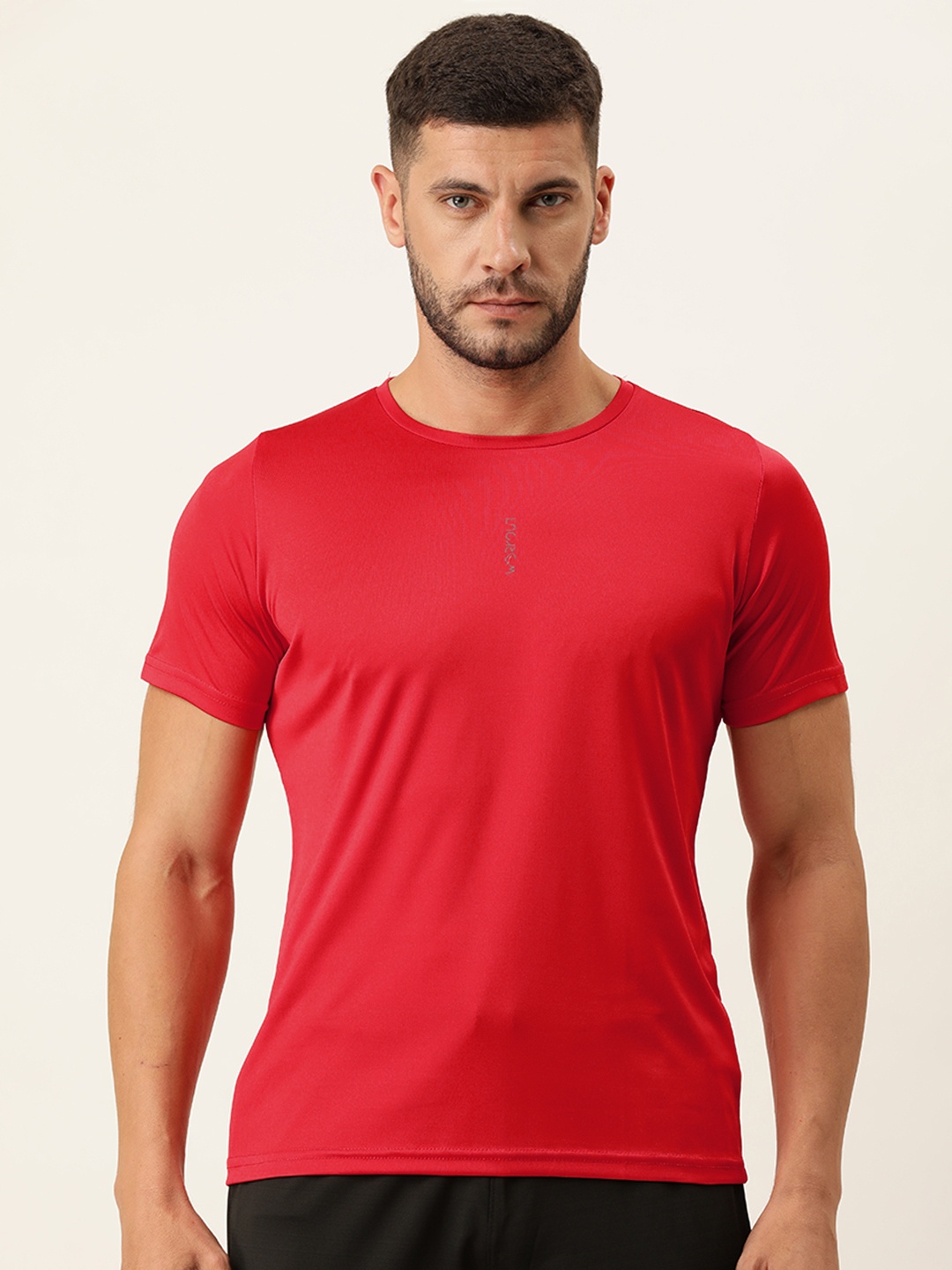

Sweet Dreams Men Red Solid Lounge T-shirt