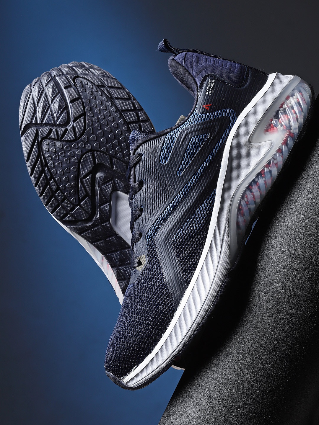 

Action Men Navy Blue Mesh Running Non-Marking Shoes