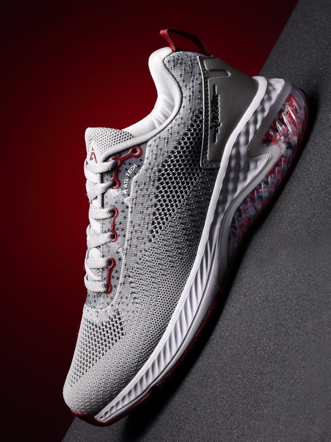 

Action Men Grey Mesh Running Non-Marking Shoes