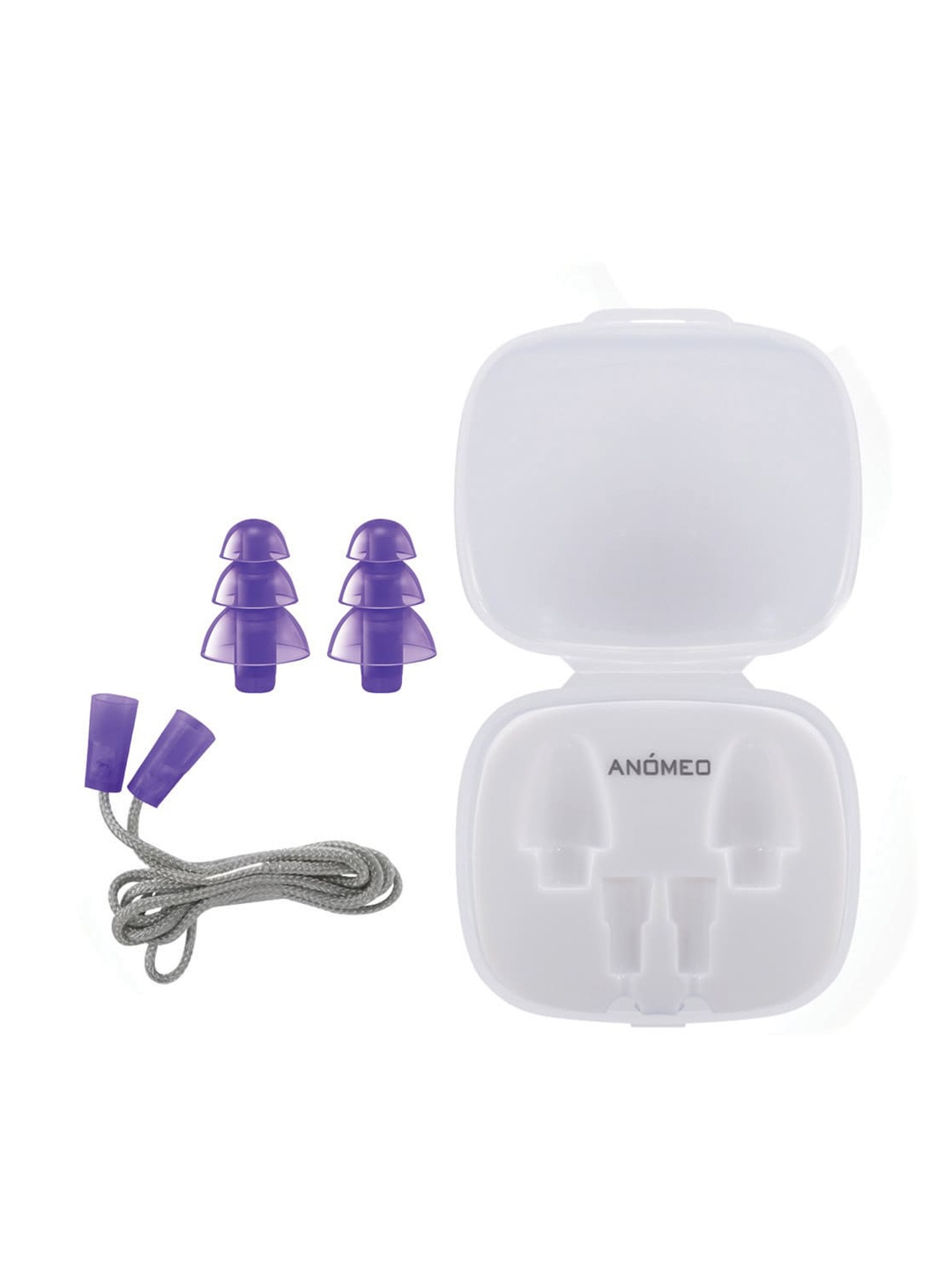 

ANOMEO Violet Hypoallergic Ear Plugs - Relax Travel Accessory
