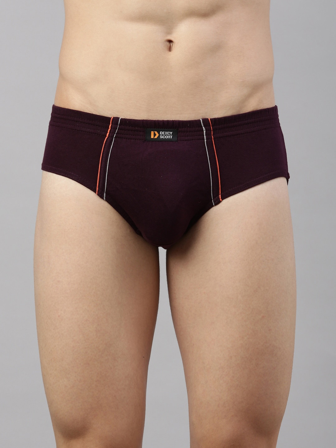 

DIXCY SCOTT Men Maroon Solid Briefs DSO-SALSA BRIEF-P1, Red