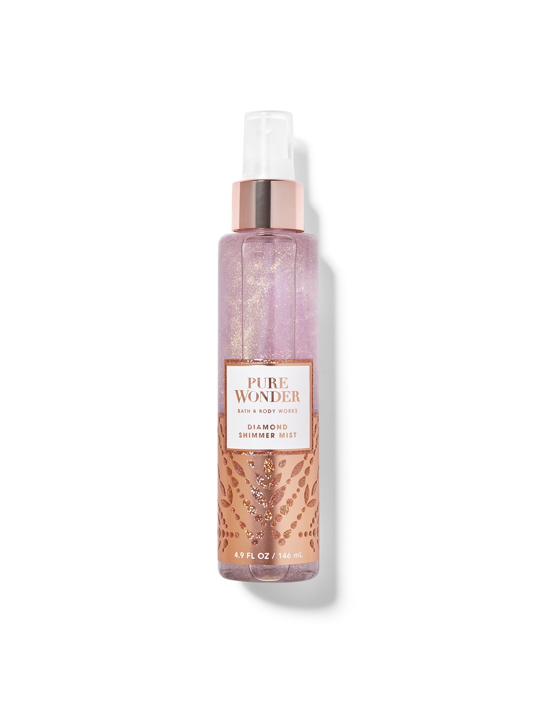 

Bath & Body Works Women Pure Wonder Diamond Shimmer Mist - 146ml, Rose gold