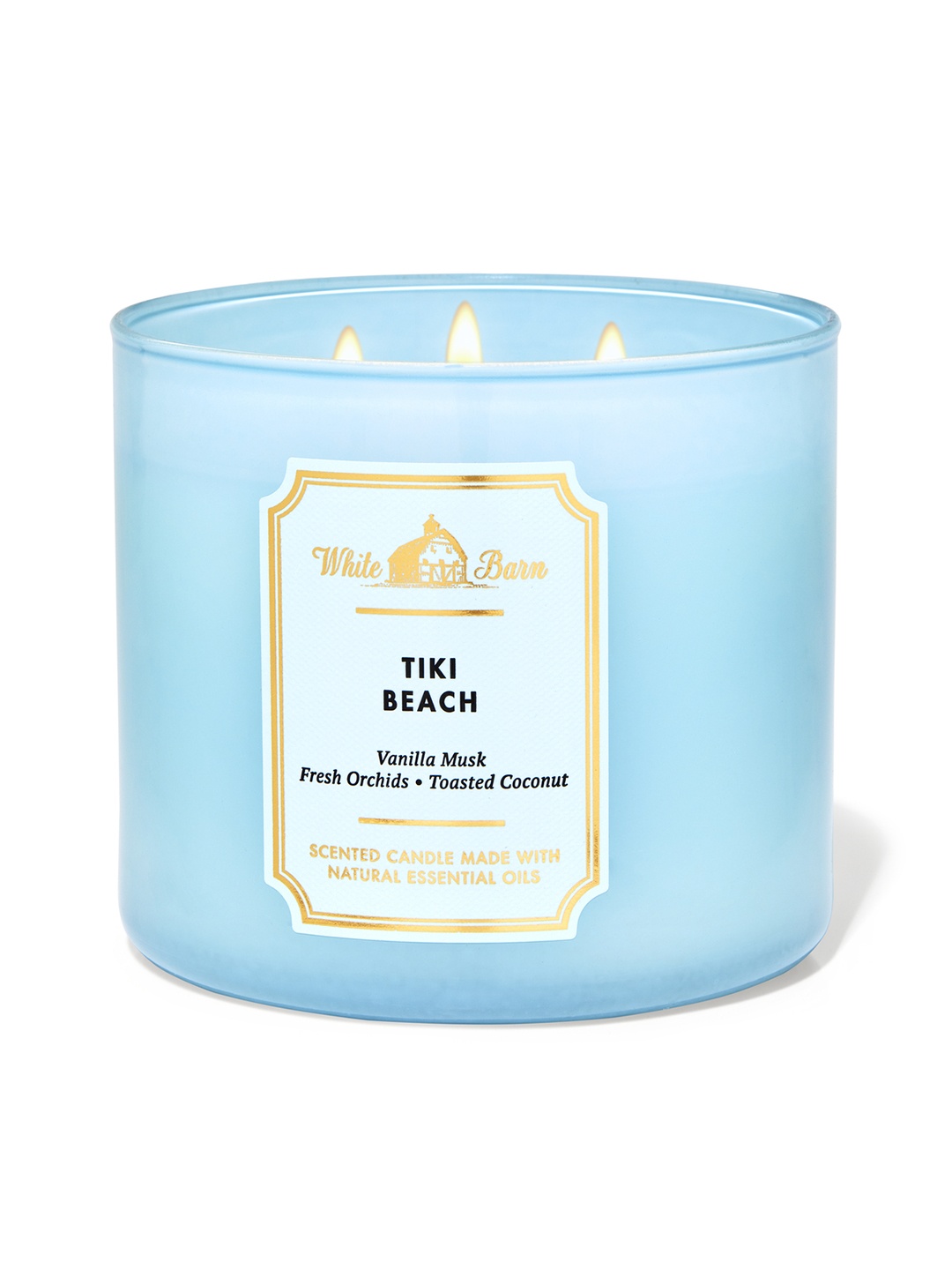 

Bath & Body Works Tiki Beach 3-Wick Candle 411 g, Blue