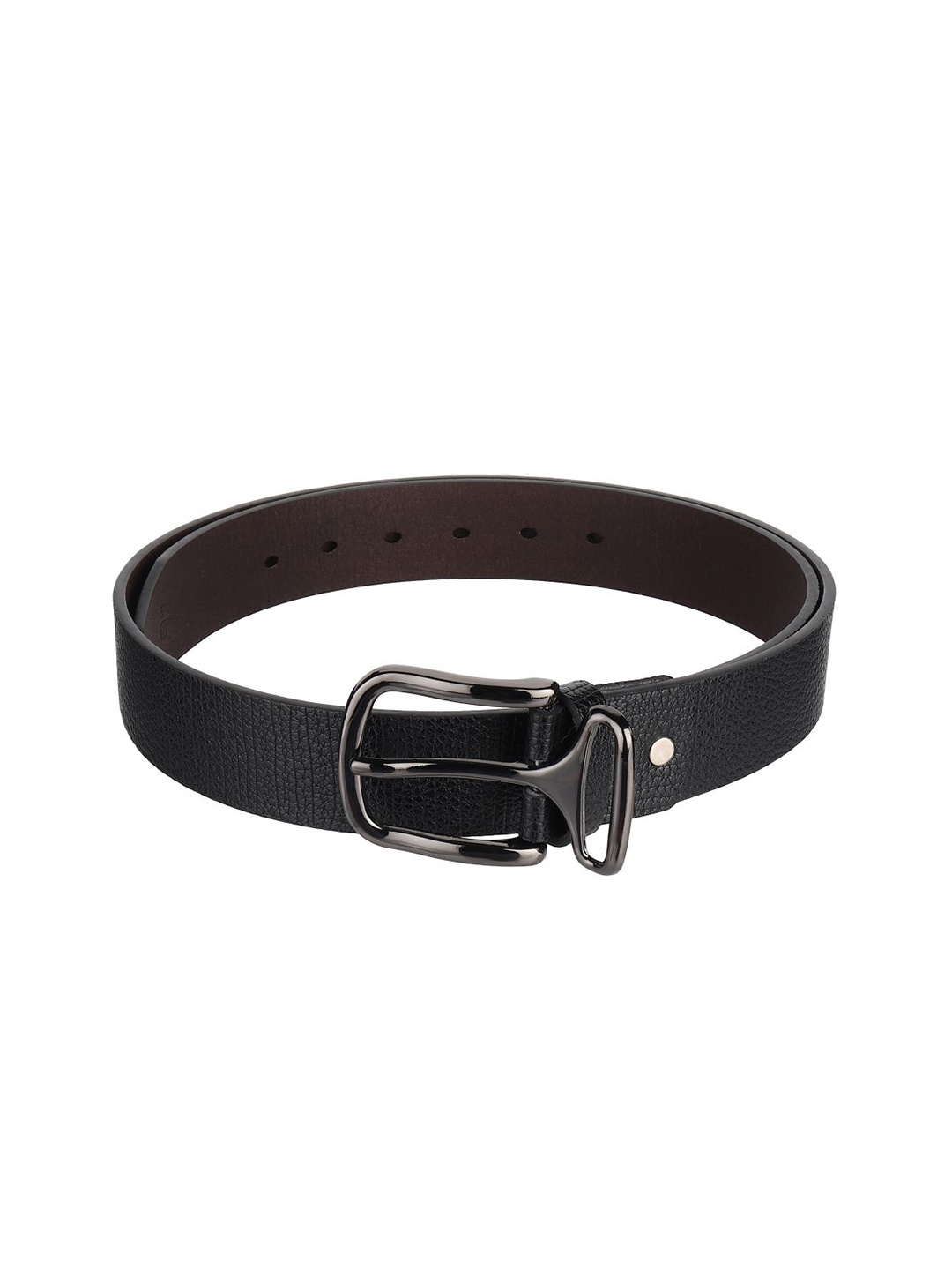 

Kastner Men Black Textured Formal Belt