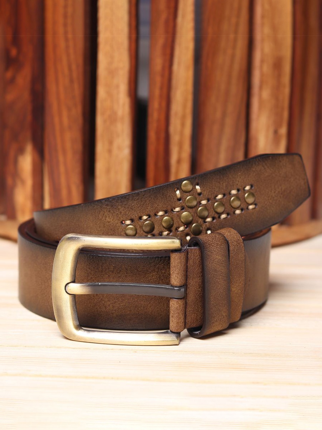 

Kastner Men Brown Embellished Belt