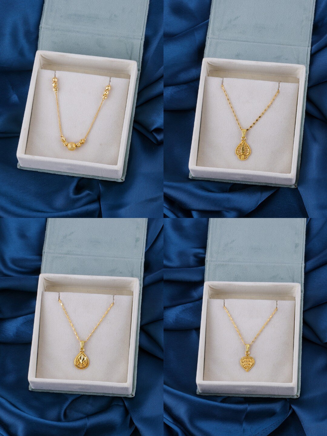 

Brandsoon Set of 4 Gold-Toned Brass Gold-Plated Chain