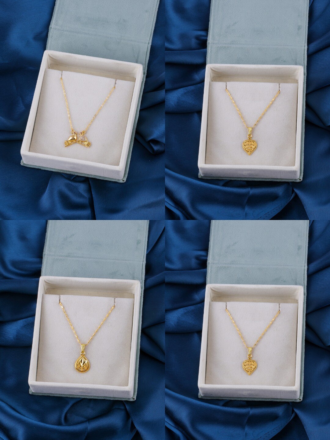 

Brandsoon Set of 4 Gold-Toned Brass Gold-Plated Chain
