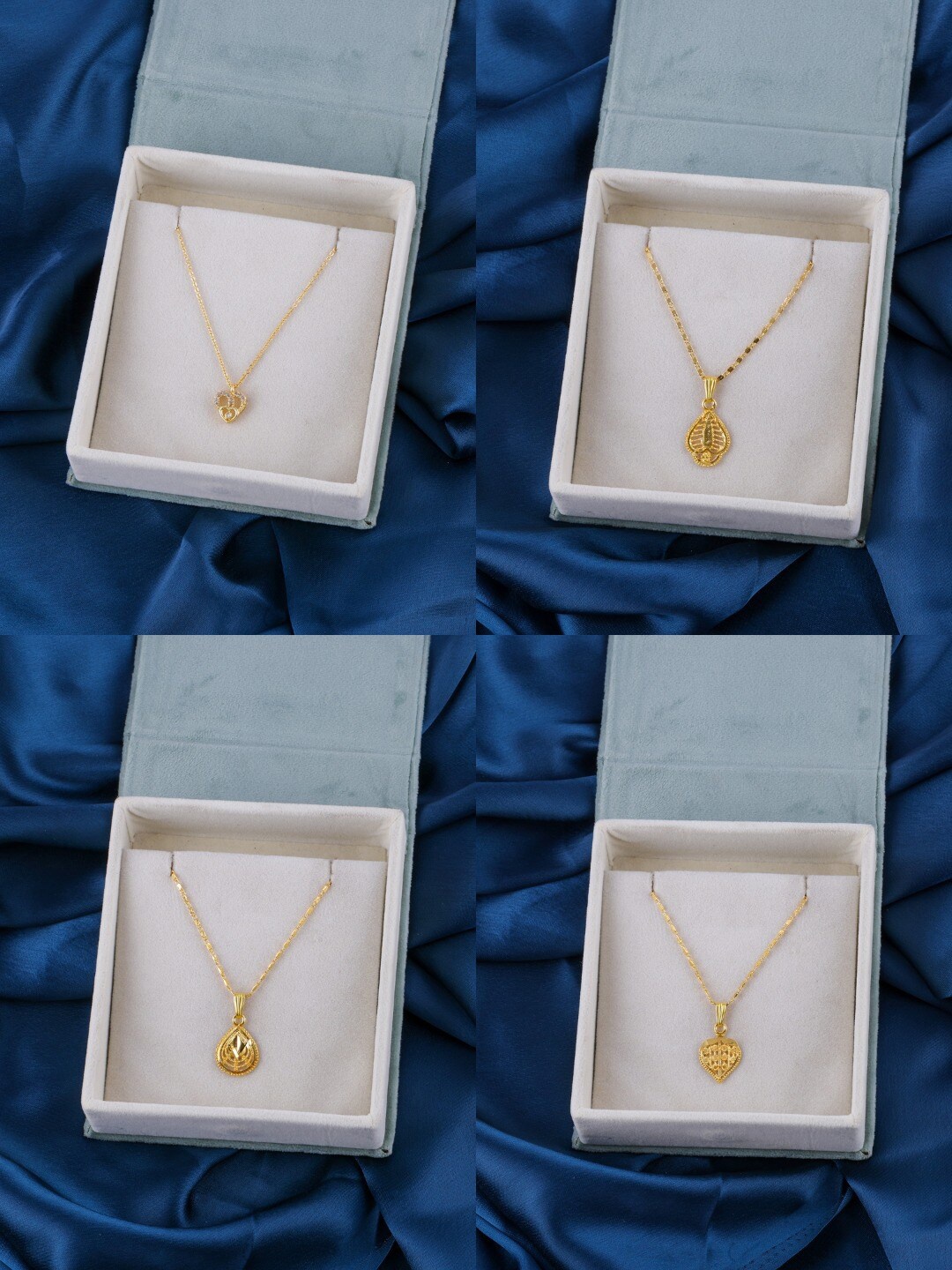 

Brandsoon Set of 4 Gold-Toned Brass Gold-Plated Chain