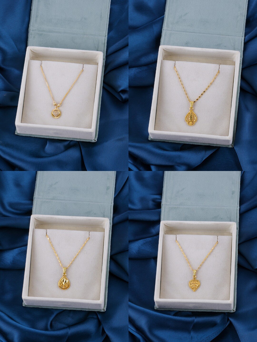 

Brandsoon Set of 4 Gold-Toned Brass Gold-Plated Chain