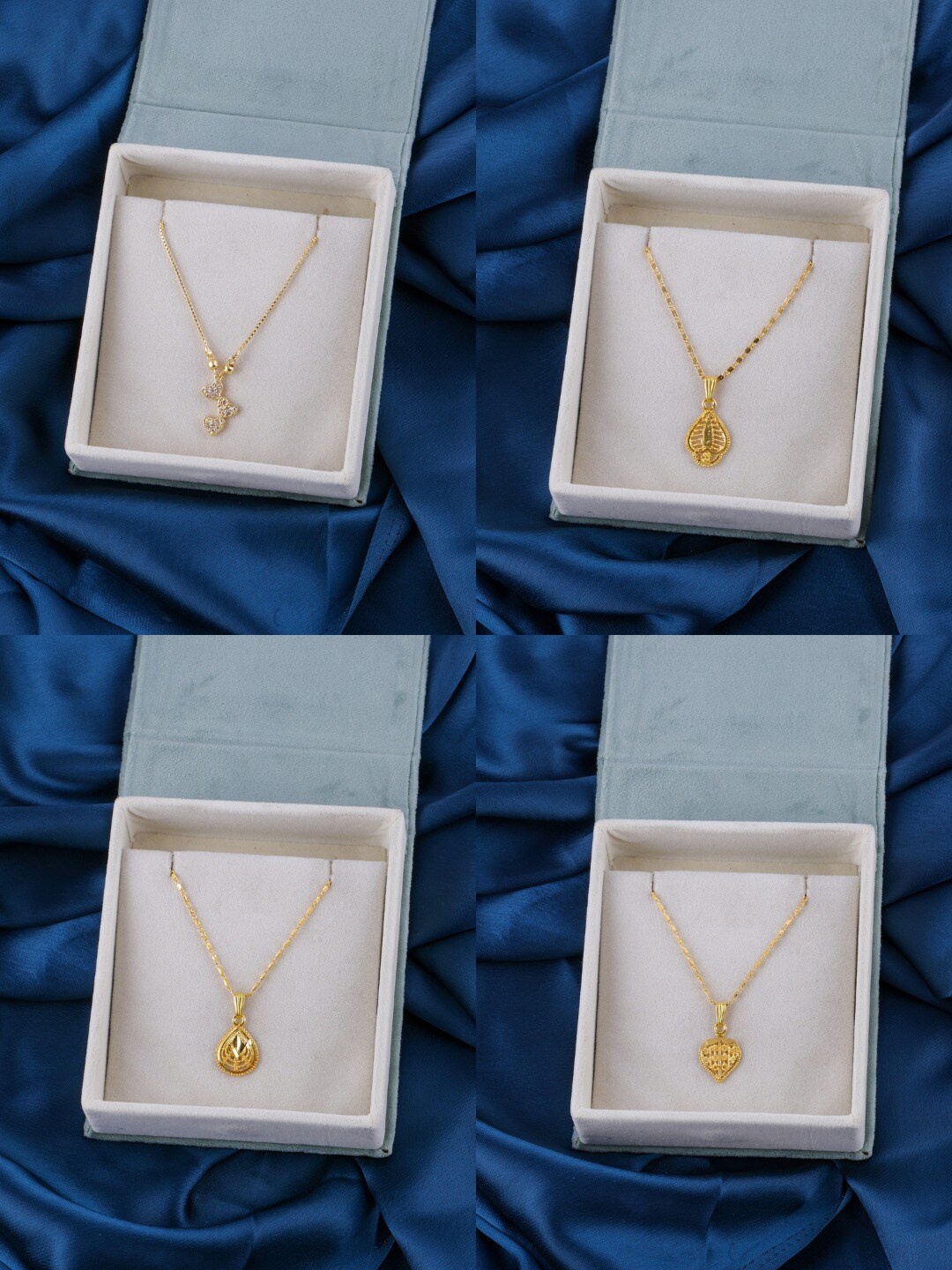 

Brandsoon Set of 4 Gold-Toned Brass Gold-Plated Chain