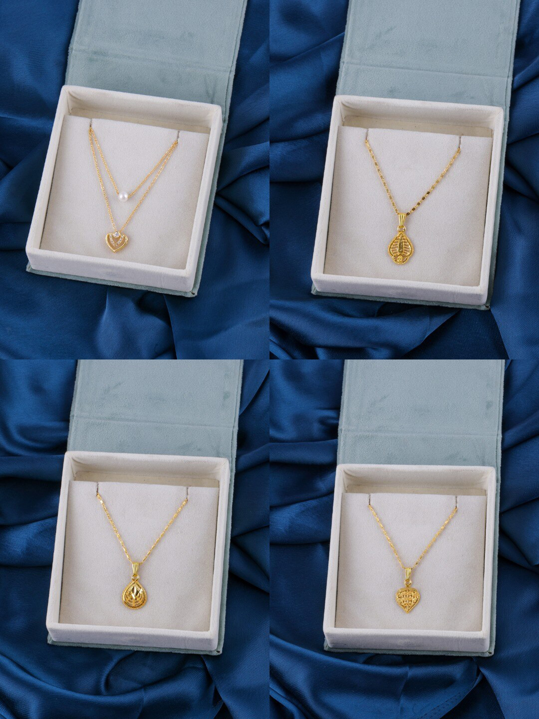 

Brandsoon Set of 4 Gold-Toned Brass Gold-Plated Chain