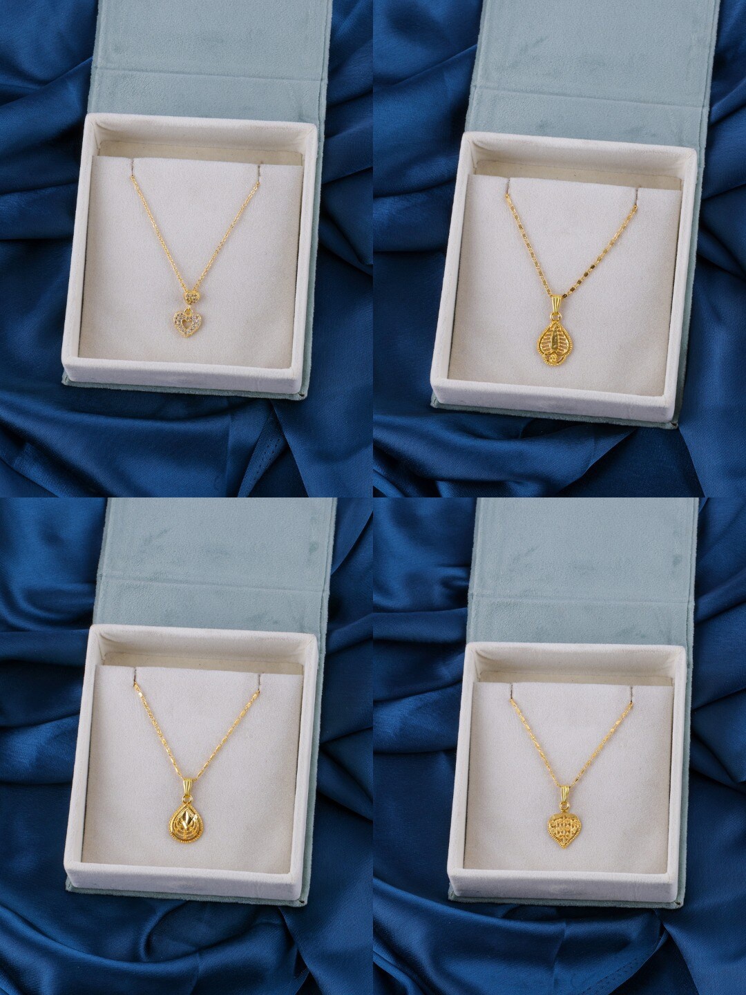 

Brandsoon Set of 4 Gold-Toned Brass Gold-Plated Chain