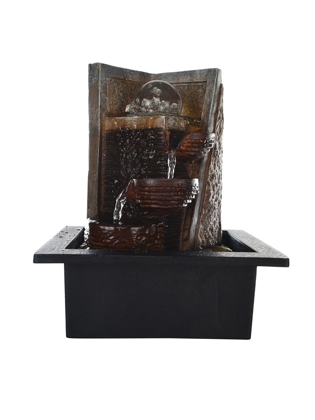 

eCraftIndia Brown & Black Premium Decorative Waterfall Fountain