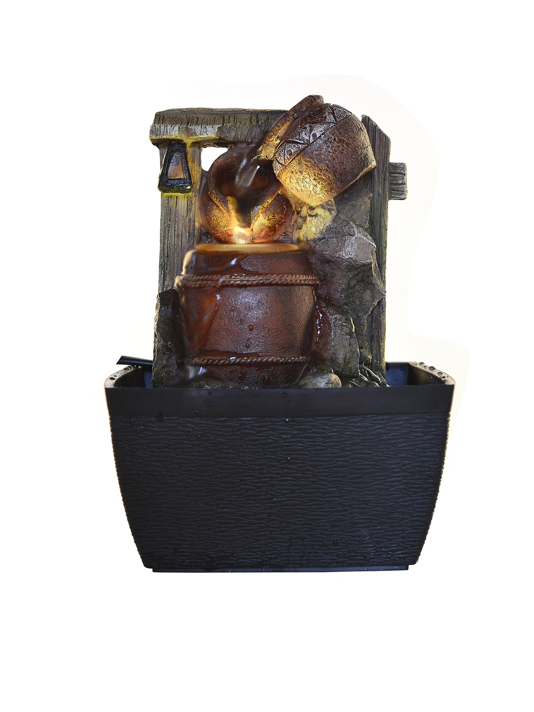 

eCraftIndia Brown & Black Premium Decorative Waterfall Fountain