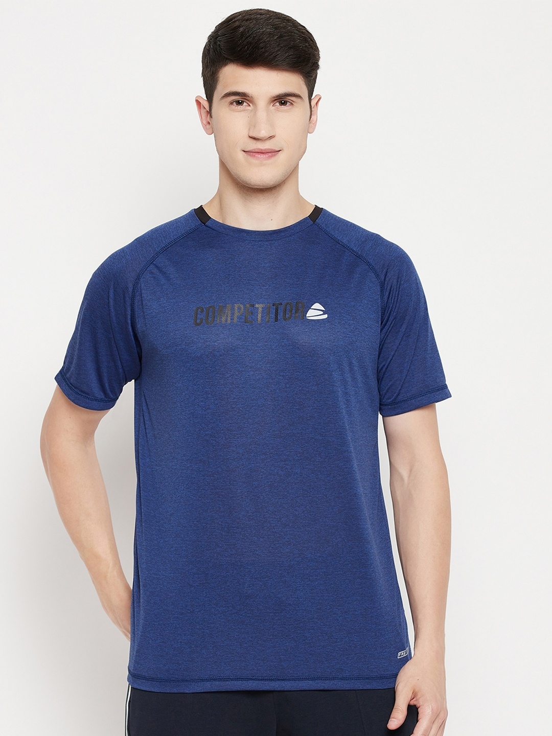 

Duke Men Blue Typography Printed Sports T-shirt