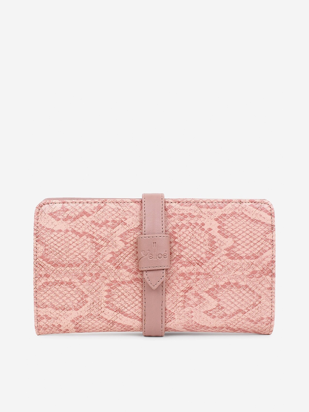 

yelloe Women Pink Animal Printed Two Fold Wallet