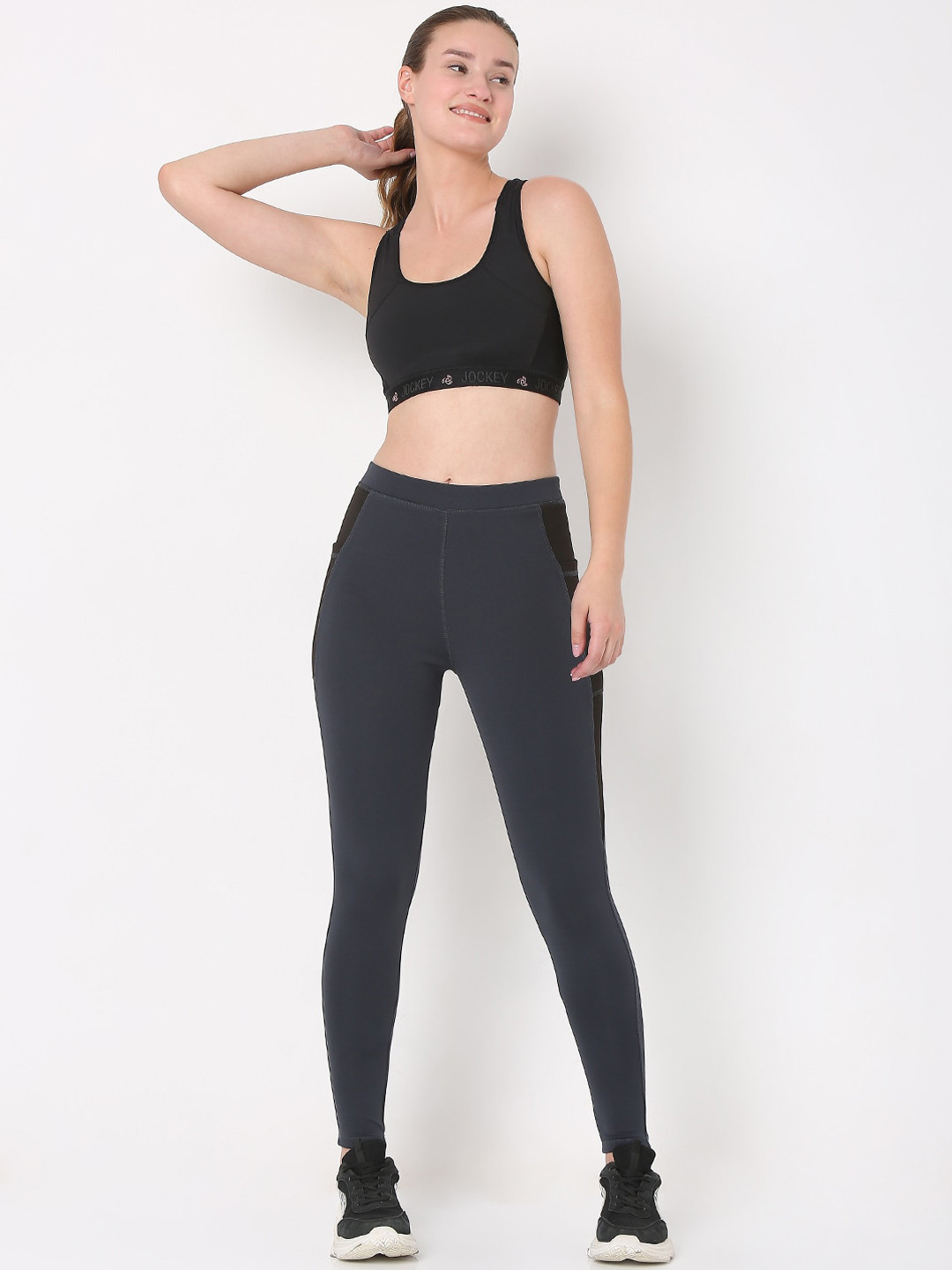 

Smarty Pants Women Grey Solid Cotton Ankle-Length Tights