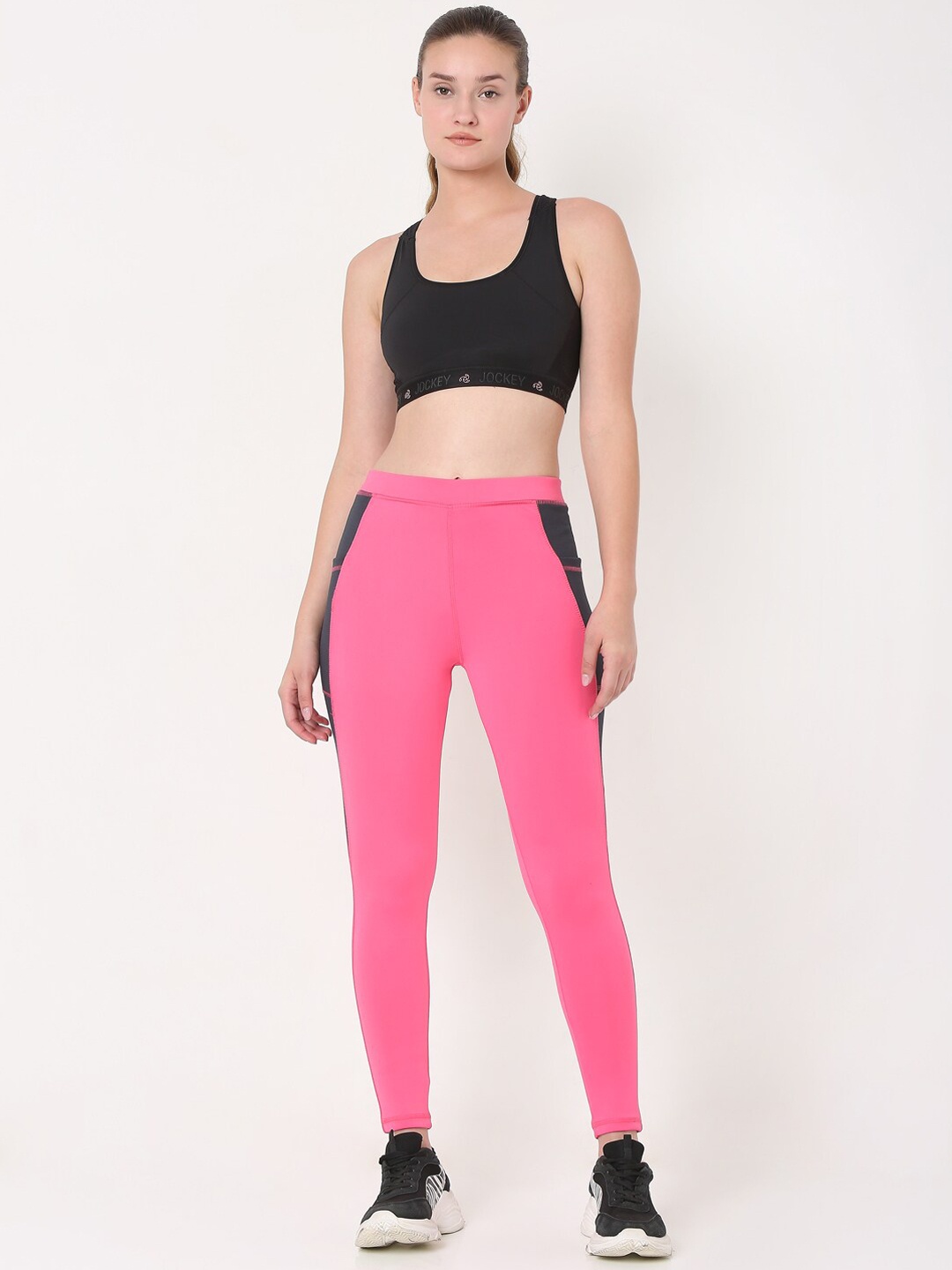 

Smarty Pants Women Pink Solid Cotton Ankle-Length Tights