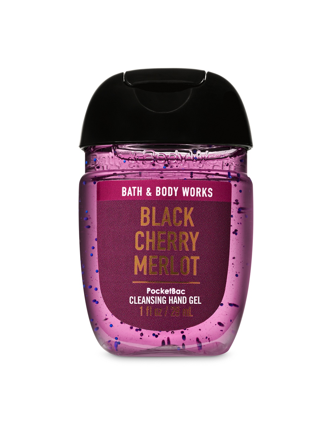 

Bath & Body Works Black Cherry Merlot PocketBac Cleansing Hand Gel - 29ml, Purple