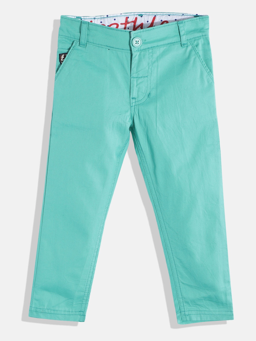 

toothless Boys Green Regular Fit Jeans