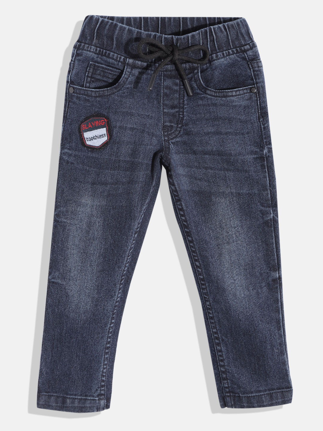 

toothless Kids Boys Blue Light Fade Jeans, Navy blue