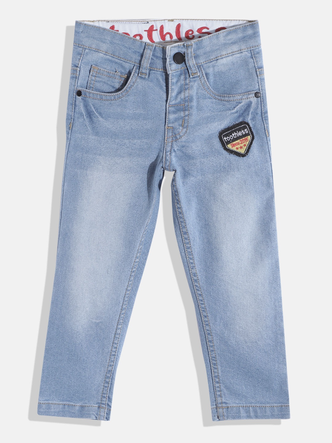 

toothless Kids Boys Blue Light Fade Jeans