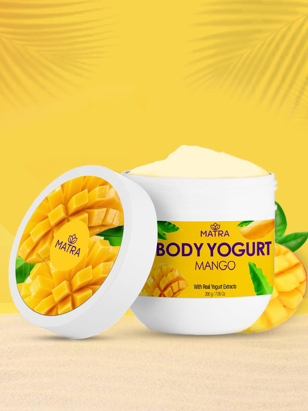 

MATRA Mango Body Yogurt with Real Yogurt Extracts - 200g, Yellow