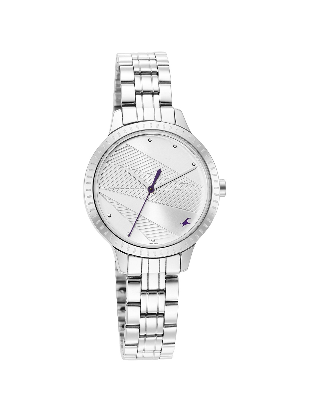 

Fastrack Women Silver-Toned Brass Dial & Silver Toned Bracelet Style Straps Analogue Watch