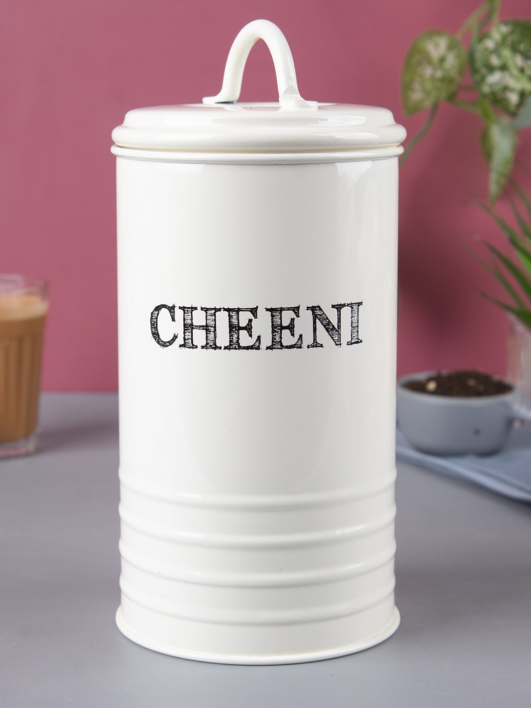 

MARKET99 White Cylindrical Food Container