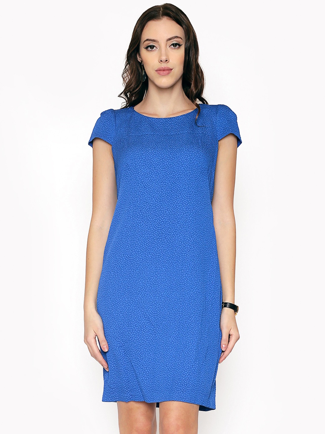 

250 DESIGNS Blue Sheath Dress