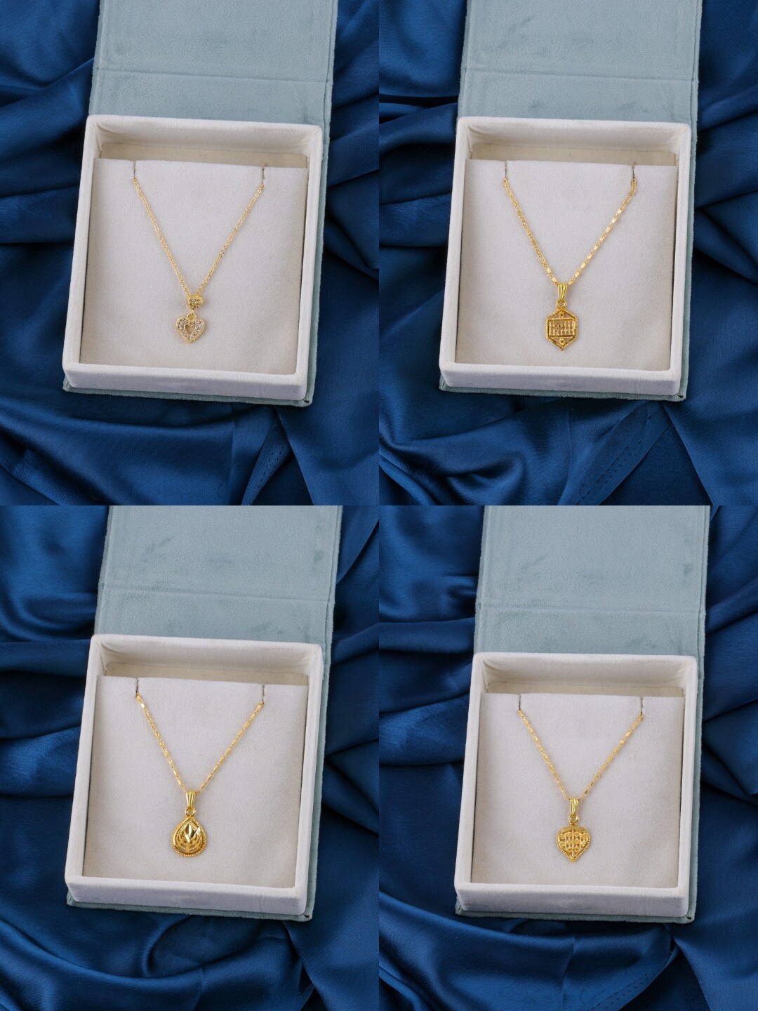 

Brandsoon Pack of 4 Gold-Plated Brass Chain