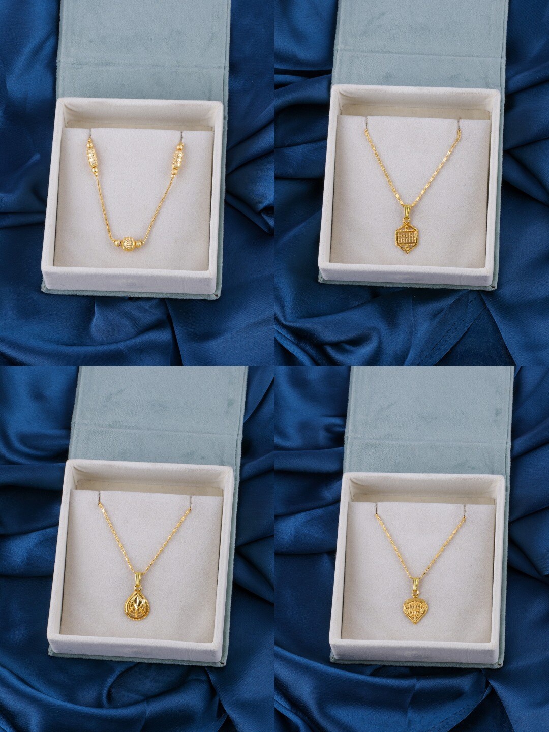 

Brandsoon Pack of 4 Gold-Plated Brass Chain