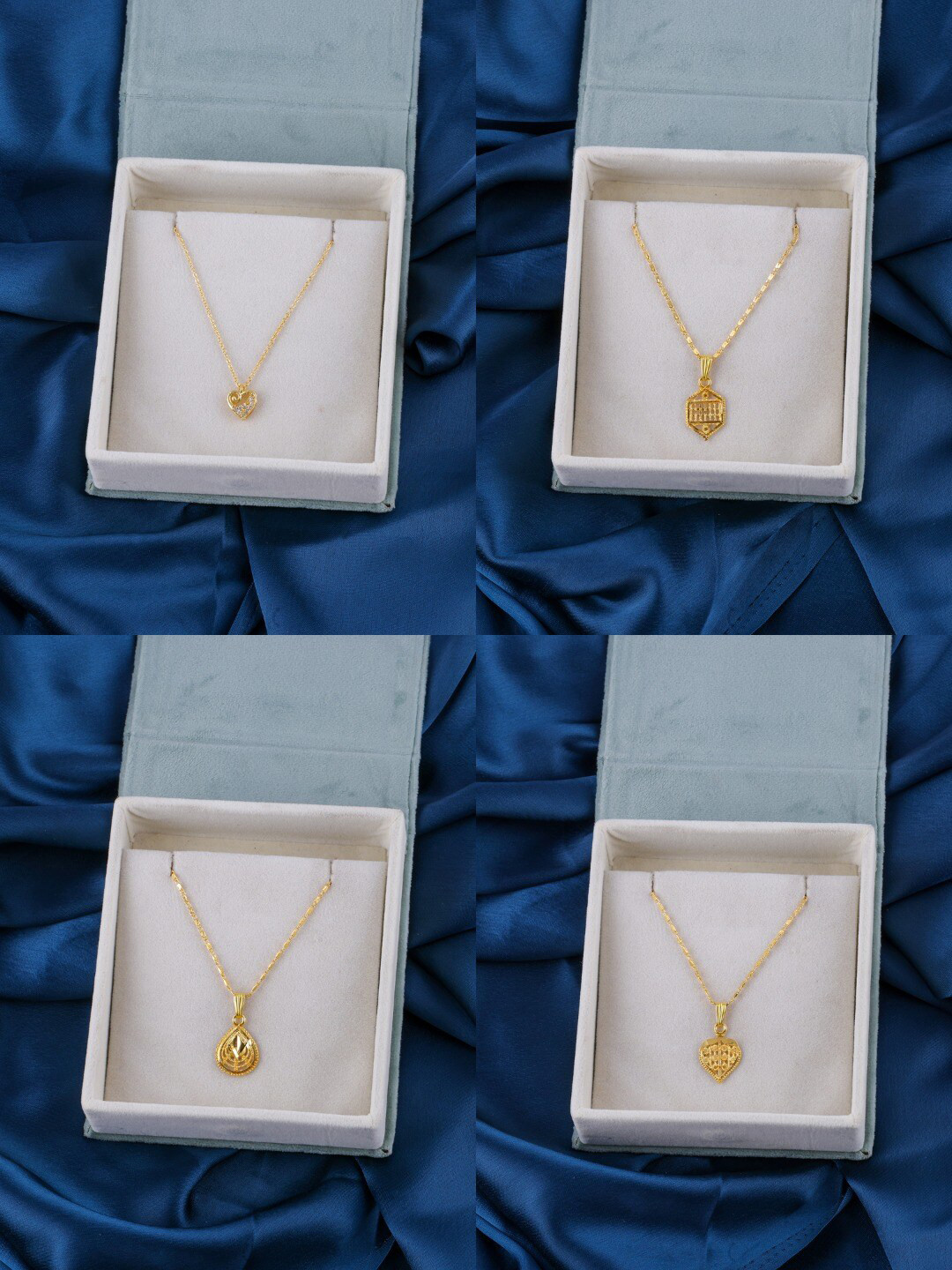 

Brandsoon Set of 4 Brass Gold-Plated Chains