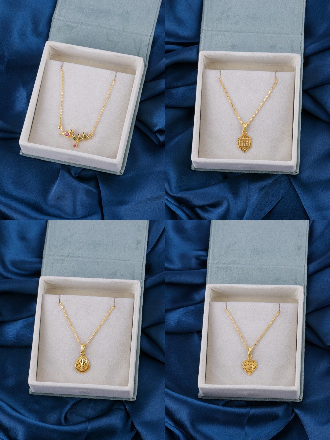 

Brandsoon Pack of 4 Gold-Plated Brass Chain