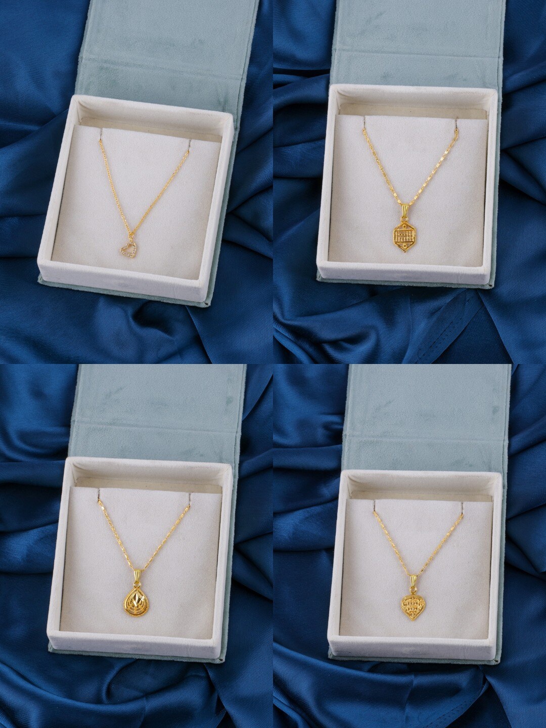 

Brandsoon Set of 4 Brass Gold-Plated Chains