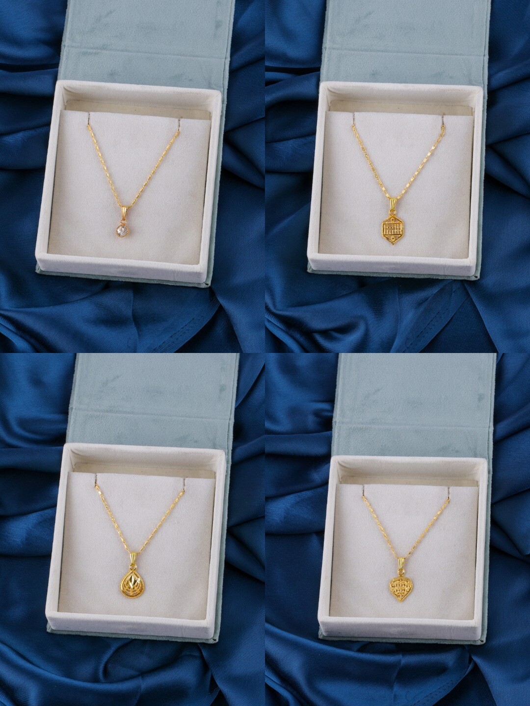 

Brandsoon Set of 4 Brass Gold-Plated Chains