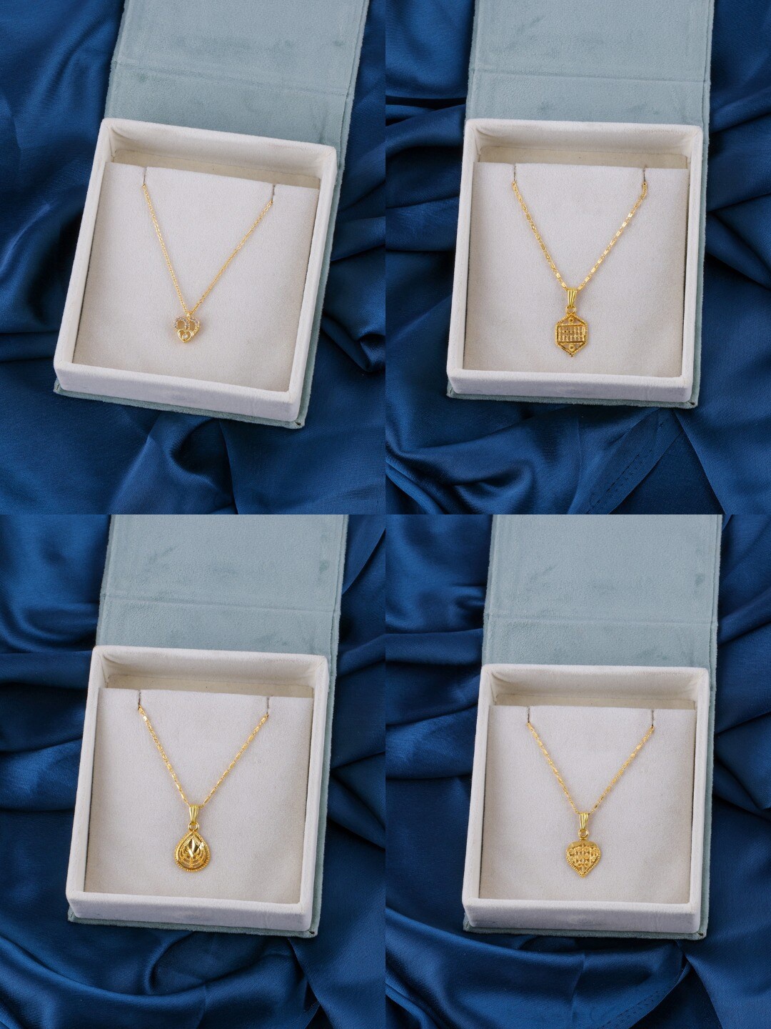

Brandsoon Pack of 4 Gold-Plated Brass Chain