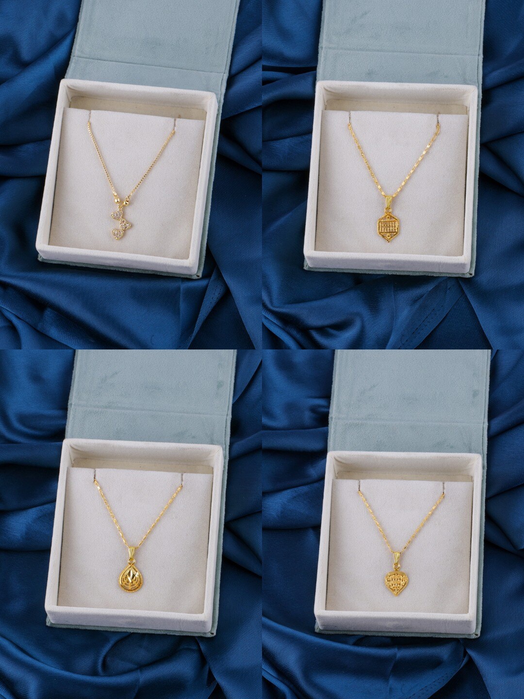 

Brandsoon Pack of 4 Gold-Plated Brass Chain