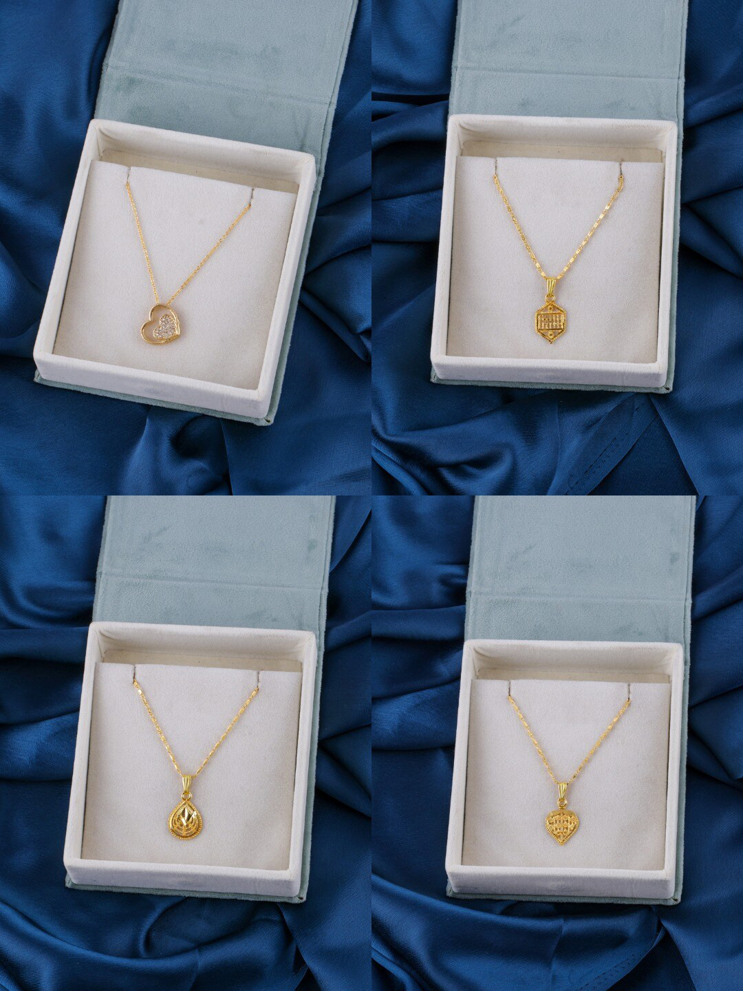 

Brandsoon Set of 4 Brass Gold-Plated Chains