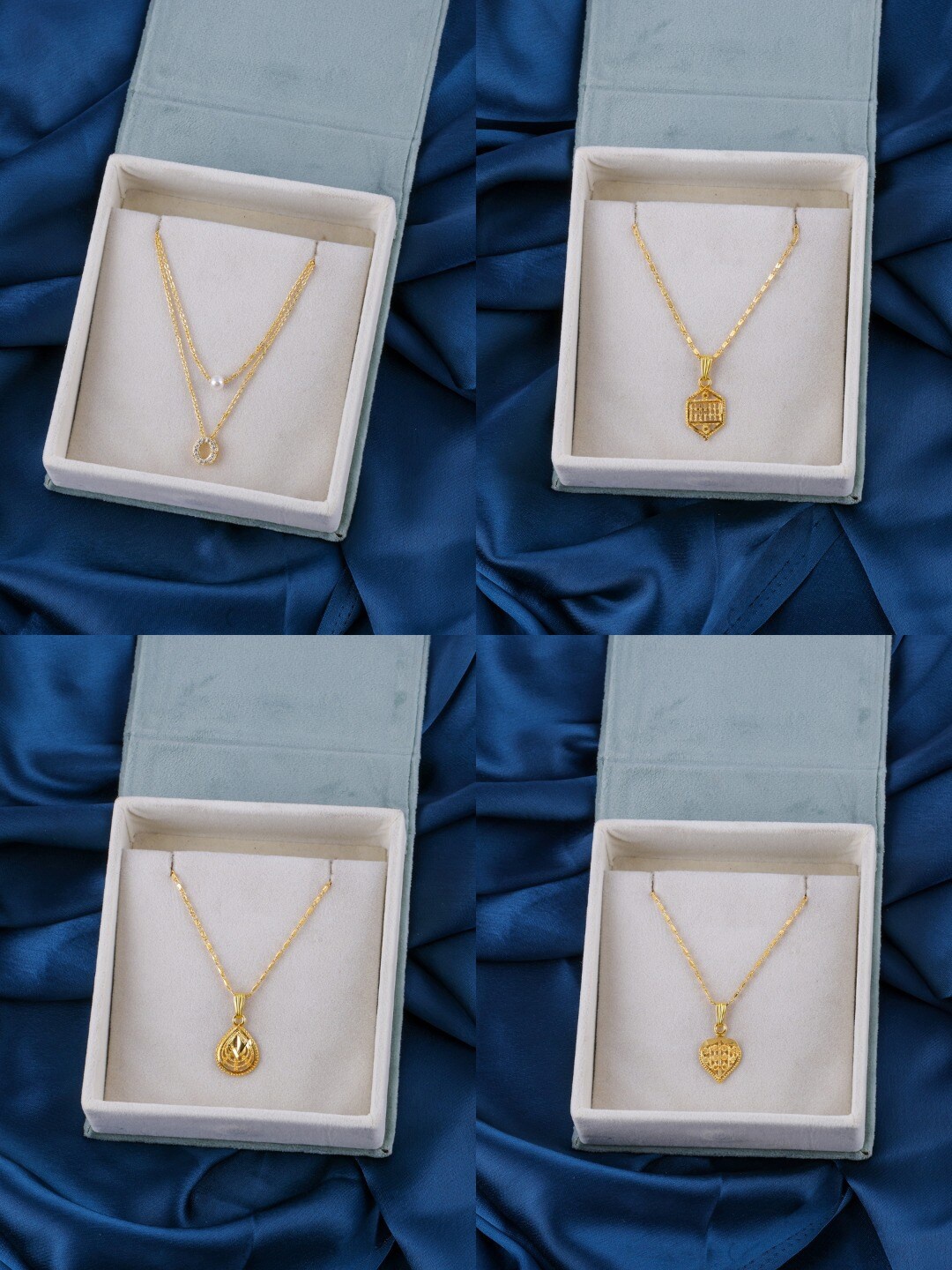 

Brandsoon Pack of 4 Gold-Plated Brass Chain