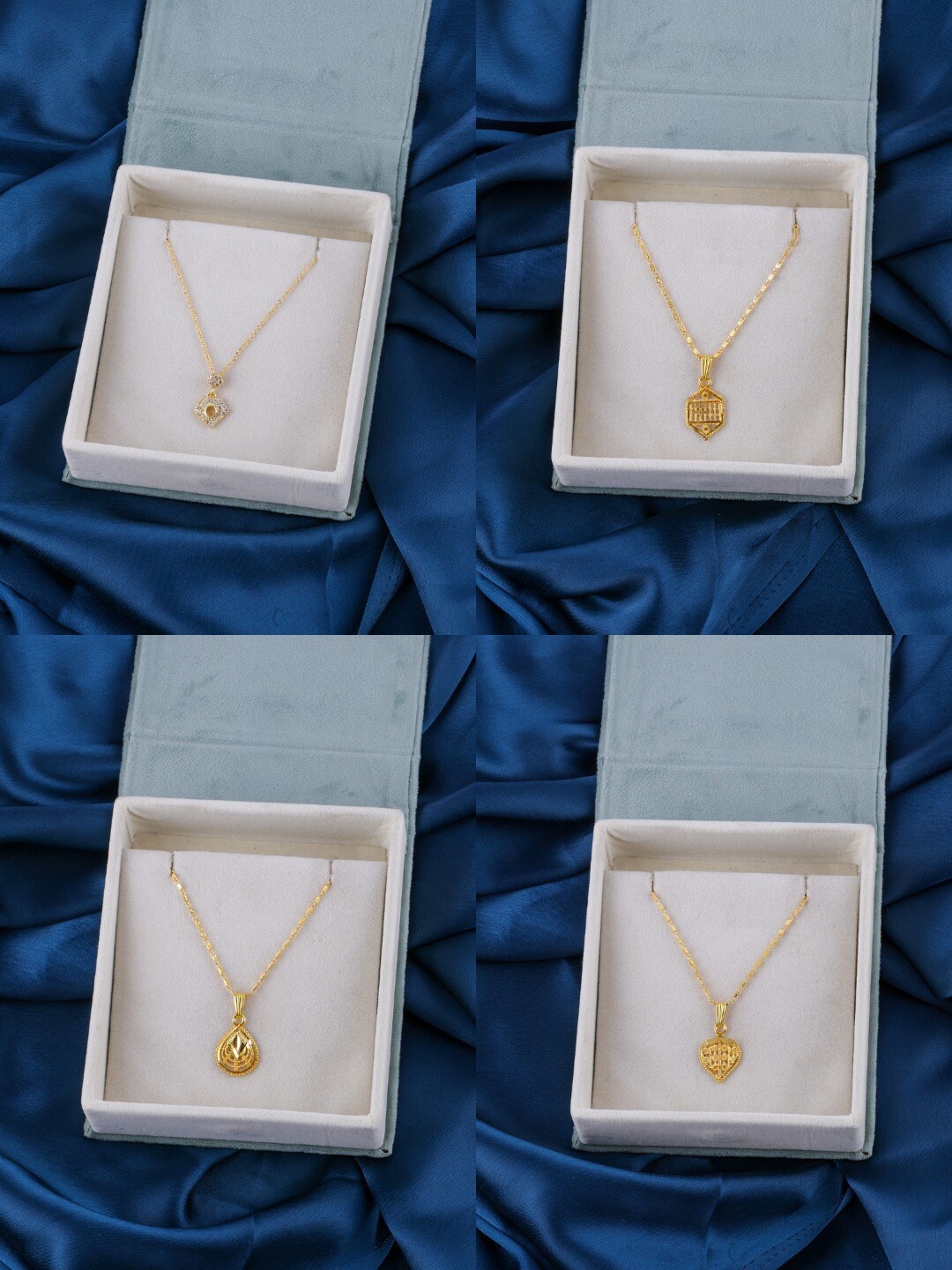 

Brandsoon Pack of 4 Gold-Plated Brass Chain