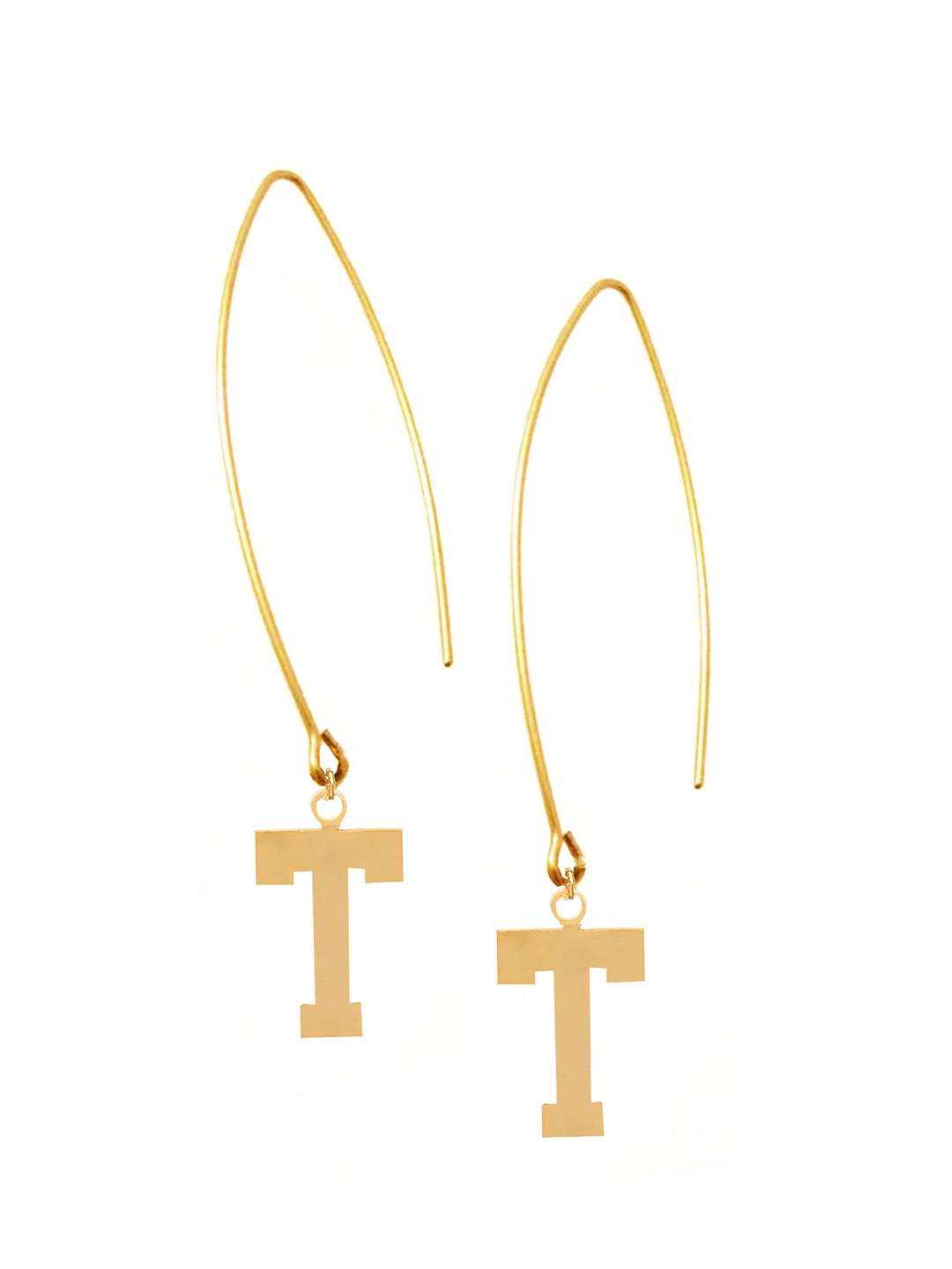 

Goldnera Gold-Toned Contemporary Hoop Earrings