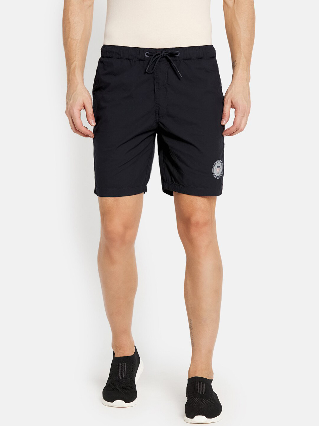 

Octave Men Navy Blue Cotton Sports Shorts