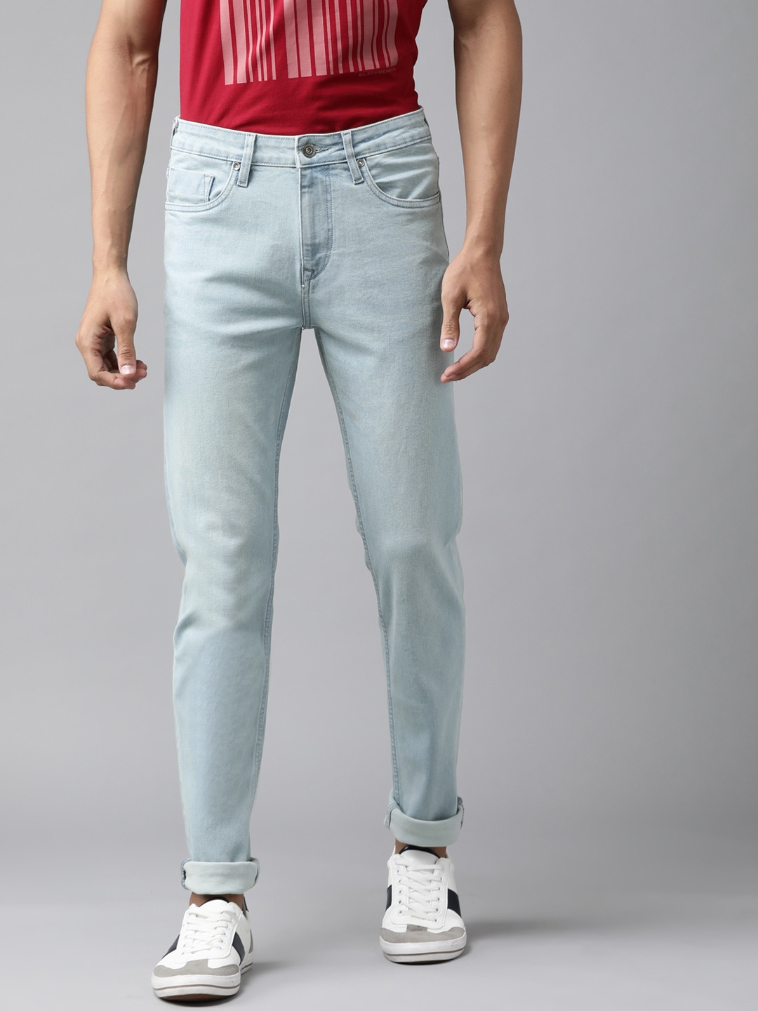 

Blackberrys Men Blue Yonk Skinny Fit Stretchable Jeans