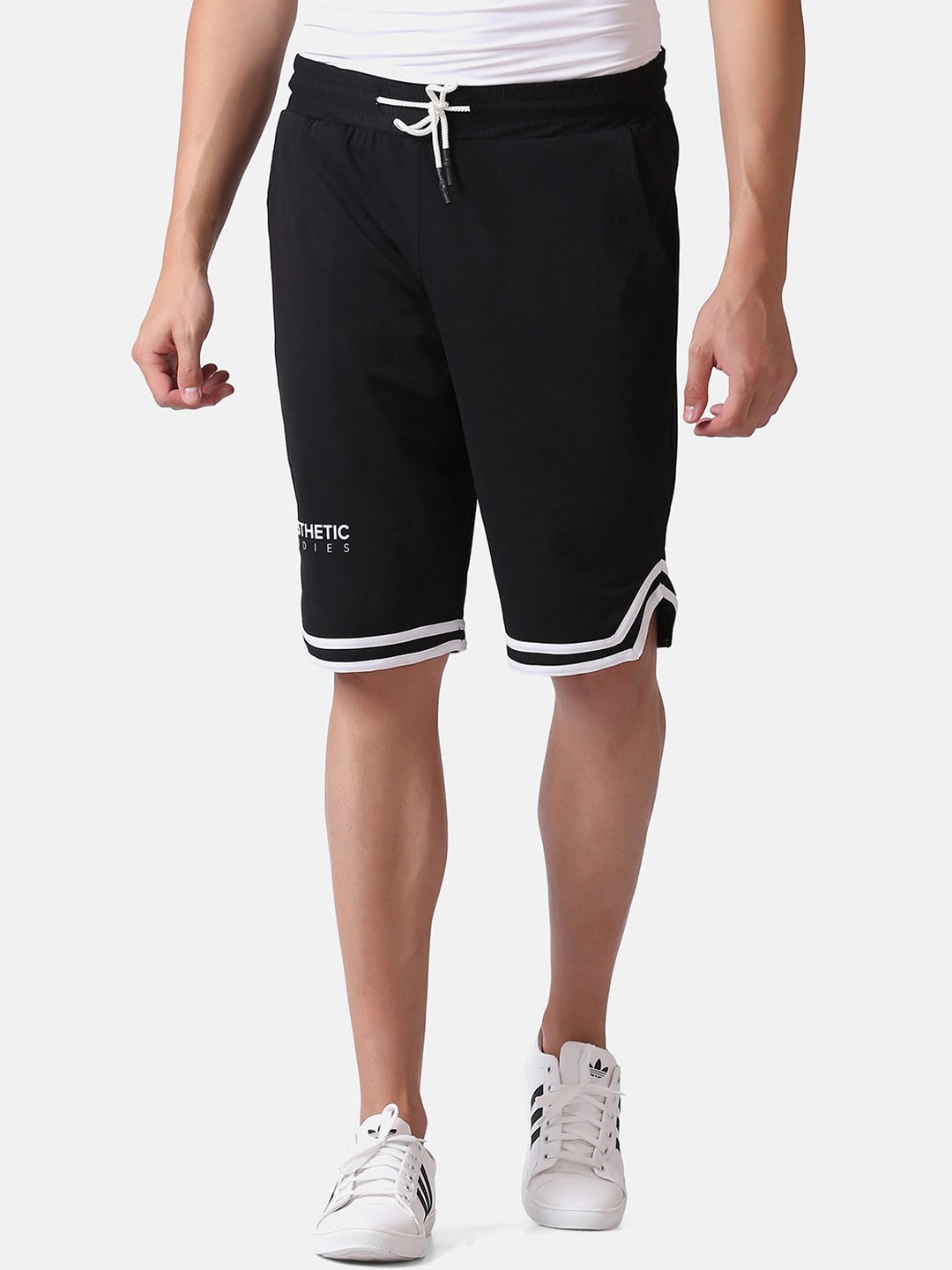 

Aesthetic Bodies Men Black Training or Gym Shorts